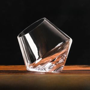 Creative Unstoppable Whiskey Glass Cone Shaped Cocktail Dessert Liquor Cup Personalized Water Glass Nordic Style Barware