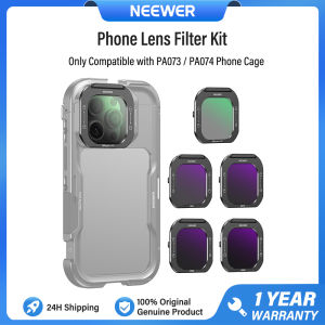 NEEWER Phone Lens Filter Kit Only Compatible with PA073 / PA074 Phone Cage Black Mist Diffusion 1/4+ND8+ND16+ND32+ND64