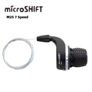 MicroSHIFT M25 Twist Shifter Dành Cho Xe Đạp Leo Núi MTB Xe Đạp Gấp 3x5/6/7/8 Tốc Độ 18/21/24 Tốc Độ Bộ Chuyển Số Xe Đạp Hệ Thống Chuyển Số Cơ Khí