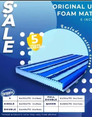 URATEX FOAM MATTRESS ORIGINAL URATEX 6 inches
