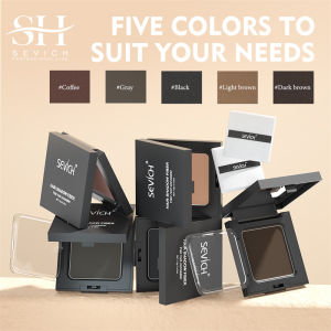 Sevich | Sevich 5 Colors 12g Hair Shadow Powder Waterproof Hairline Edge Control Powder Root Cover Up Dark Brown Hair Concealer With Puff