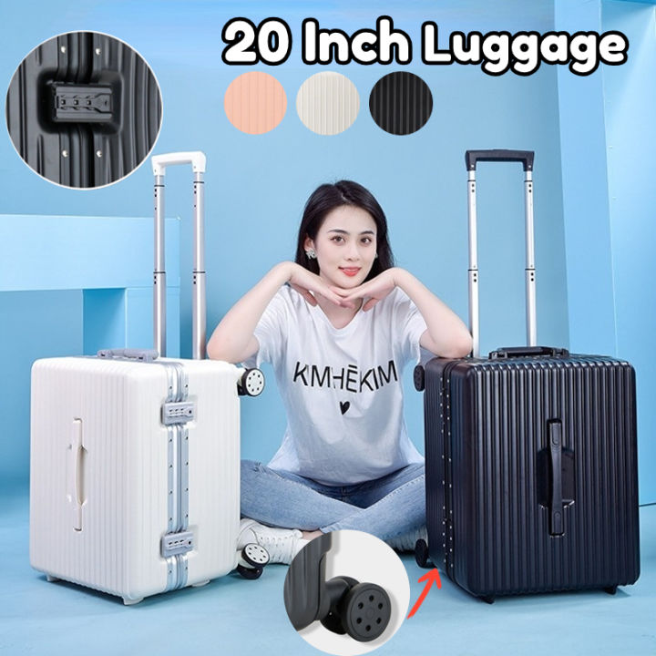 20 Inch Bench Trunk Luggage Waterproof 360° Universal Wheel Travel ...