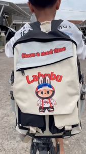 Bee.id - Terbaru Tas Ransel Anak Laki-laki Karakter Labubu / Tas Sekolah Anak Tk Sd Smp Multifungsi Kapasitas Besar Trend Backpack / Tas Sekolah Anak Masa Kini