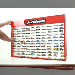 RAK HOTWHEELS ACRYLIC ISI 120 DENGAN LOGO SKALA 1:64