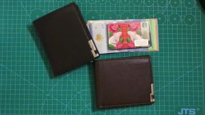 TC BW-015 Men Leather Wallet Classic Fashion Stylish Simple & Nice Horizontal Vertical Short Wallet