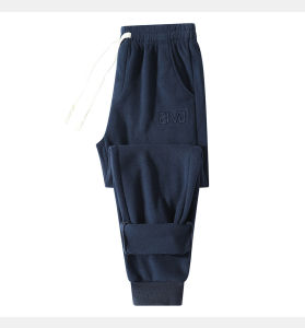 Quần Nỉ Nam Ống Rộng Thoải Mái Mùa Đông Lót Lông Cừu Hai Mặt Thời Trang Rộng Rãi Thường Ngày Quần Dài Vừa Vặn