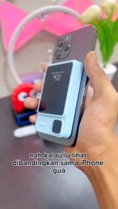 WANKEI LENTIVEN Powerbank 10000mAh Mini Fast Charging Wireless Magnetic Magsafe Led Display