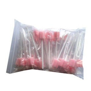 Oral Massage Sponge Stick Speech Swallowing Training Tool Desensitization Cleaning Care Handle Individually Packaged