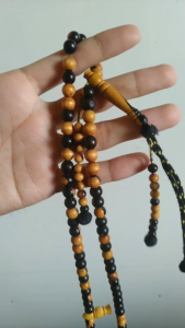 Tasbih Kayu Abanus Mix 8mm/12mm original Mesir (Abanus Wood Beads)