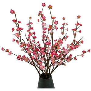1/3Pcs Artificial Cherry Blossom Branch Plant Flowers Plum Blossom Wedding Floral Decor Photography Props Bouquet Accessories