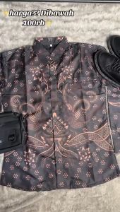 Kemeja Batik Pria Slimfit Modern & Lengan Panjang Terbaru