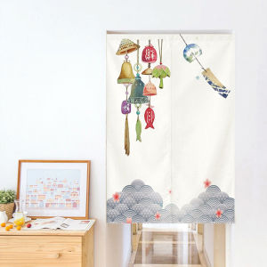 ผ้าม่านกั้นห้องผ้าม่านฮวงจุ้ยใช้ในบ้านห้องนอนห้องครัวห้องน้ําผ้าม่านแบบไม่เจาะรูผ้าม่านครึ่งสไตล์ญี่ปุ่นผ้าม่านแขวน