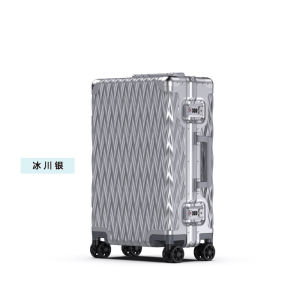 High Quality Aluminum Magnesium Alloy Luggage Bag 20 Inch Boarding Box 24 Inch Aluminum Frame Business Travel Suitcase