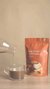 Soluxe Pea-Based Plant Protein Shake Powder 25g Sachet - Coffee & Cacao