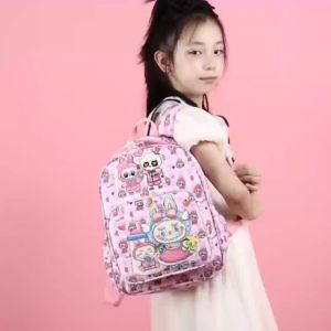 35cm Labubu Bag Sekolah Tadika Labubu Backpack Oxford High Quality Bag Galas Labubu Kids School Bag