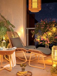 Net Pull Rocking Chair Adult Balcony Casual Recliner For Home Rattan Chair Accessible Luxury Outdoor Courtyard Bean Bag Home Chair