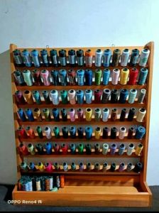 Rak penyimpanan benang / Rak benang 105 stik/ Rak serbaguna