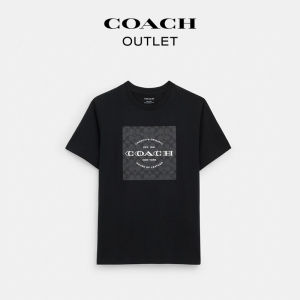 Coach | Mens Classic Logo White Casual Short Sleeve Round Neck T-Shirt