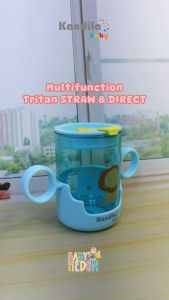 KANDILA MULTIFUNCTION CUP TRITAN STRAW & DIRECT 240ml / KDL 007-6 / GELAS MINUM BAYI / BOTOL MINUM ANAK