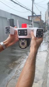 [Bảo hành 24 tháng] Camera WIFI YOOSEE ngoài trời 4 mắt (xoay được 3 mắt) 3 màn hình độ phân giải 18MPX tích hợp 46 LED siêu nét có tiếng việt - Hàng nhập khẩu