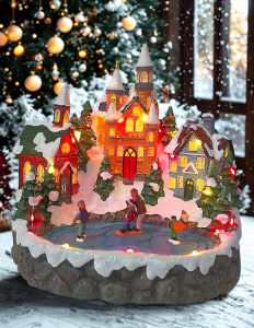 WHAT A WONDERFUL CHRISTMAS CHRISTMAS VILLAGE DISPLAY