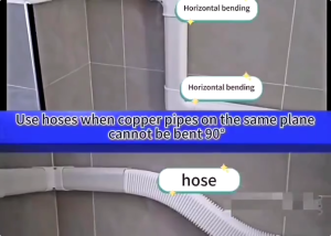 Pvc Air Conditioning Cover Pipe Vc Molding / Cladding For below 3hp