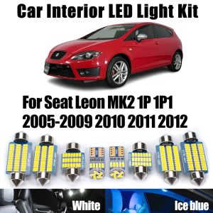14Pcs Canbus LED Interior Ceiling Map Dome Trunk Light Kit For Seat Leon MK2 1P 1P1 2005-2009 2010 2011 2012 Car Accessories
