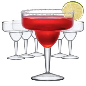 20 Pack Plastic Champagne Flutes 5 Oz Plastic Cocktail Glasses Disposable Champagne Coupe Cup Perfect for Party Wedding Birthday