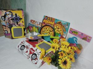 MAINAN EDUKASI ANAK KOMPOR MAINAN ANAK BISA NYALA KELAP KELIP MODEL MIXUE PUTIH