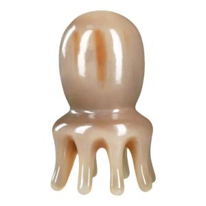 MENGYUXI | Natural White Horn Octopus Shaped Massage Comb