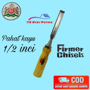 Pahat gagang kayu ukuran 1/2 inci merk Dlx alat pahat ukir siap pakai CoD