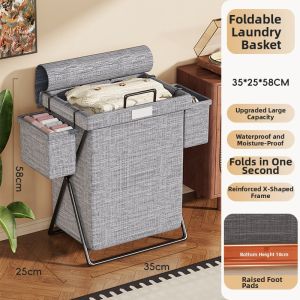 Ljxz | Folding Home Bath Large Capacity Laundry Basket
