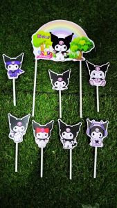 Topper cake kuromi hiasan kue