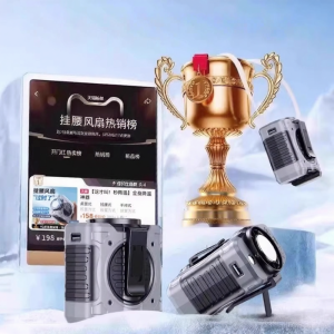 Quạt USB Cầm Tay Eurobird 2025 Quạt Treo Cổ Siêu Bền Chạy Lâu Dùng Cho Công Trường Ngoài Trời Bếp Nhà Bếp Mùa Hè