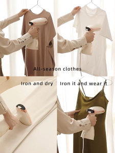 Portable Handheld Garment Steamer | 1500W Clothes Steamer for Home & Travel – Wrinkle Remover & Sterilizer