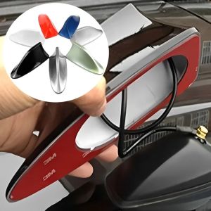 รถวิทยุ Shark Fin รถ Shark Antenna วิทยุ FM การออกแบบสัญญาณสําหรับรถยนต์ทั้งหมดเสาอากาศ Auto ภายนอกจัดแต่งทรงผมอะไหล่