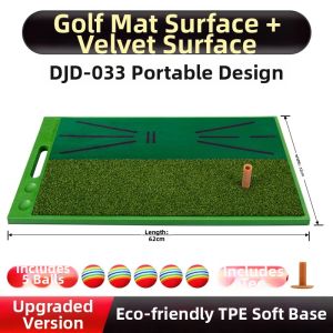 PGM GOLF | Trajectory Display Golf Strike Pad Training Mat Swing Chipping Correction