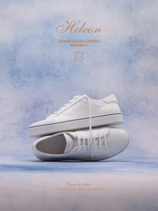 HELEON | Premium Calf Leather Breathable Lightweight Casual Shoes
