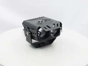 Motorcycle LED spotlight battery electric vehicle external yellow white high low far near double light lens motorcycle modification