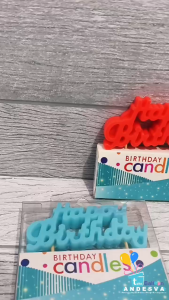 Lilin happy birthday / lilin letter happy birthday / lilin latin / lilin sambung