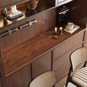 LEKEN | Wood Grain Waterproof Walnut Table Pad