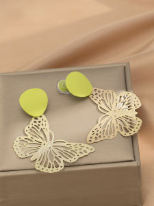 Butterfly Shaped No Piercing Ear Cuffs Womens Fashion Jewelry Coast Wind Dancing Design Face Shaping Ear Rings without Hole