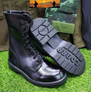 รองเท้าทหาร รองเท้าคอมแบทรุ่น ไม่มีซิป Cobra รองเท้าCobraรุ่น006L