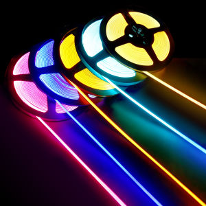 5MM COB LED Strip Under Cabinet Light Bookcase Wardrobe Closet Lamp 12V 1M 2M 3M 4M 5M Dimmable Neon Led Tape Bicycle TV Decor