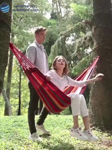 Fashion Green Life COD Duyan Outdoor leisure Portable Cotton Rope Hammock Ten Sleeping Bag Camping Hiking