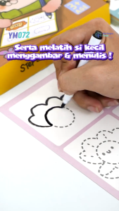 TERATAITOYS - Beringin Toys Step by Step Pen Control Drawing Book / Buku Latihan Menulis Anak Melatih Motorik Halus