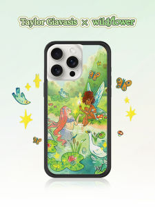 Taylor Giavasis X Wildflower Collaborative Phone Case Full Cover Protection Fairy Mermaid Design for  16/15/14/Pro/Max