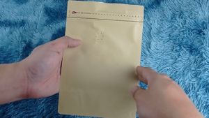 50pcs Kraft Paper Coffee Pouch with Valve Coffee packaging (250g 500g and 1kg)