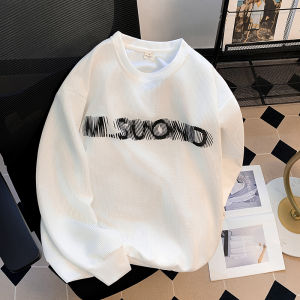 Áo Hoodie Cổ Tròn Rộng Rãi Cho Nam Áo Thun Dài Tay Thời Trang Xuân Cho Cặp Đôi Không Mũ Áo Khoác Ngoài Thường Ngày Thoải Mái Thoáng Khí