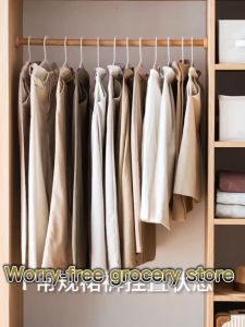 Pants rack Hanger with clip Coat hanger Hangers can be hung together to save space clothespin hook up